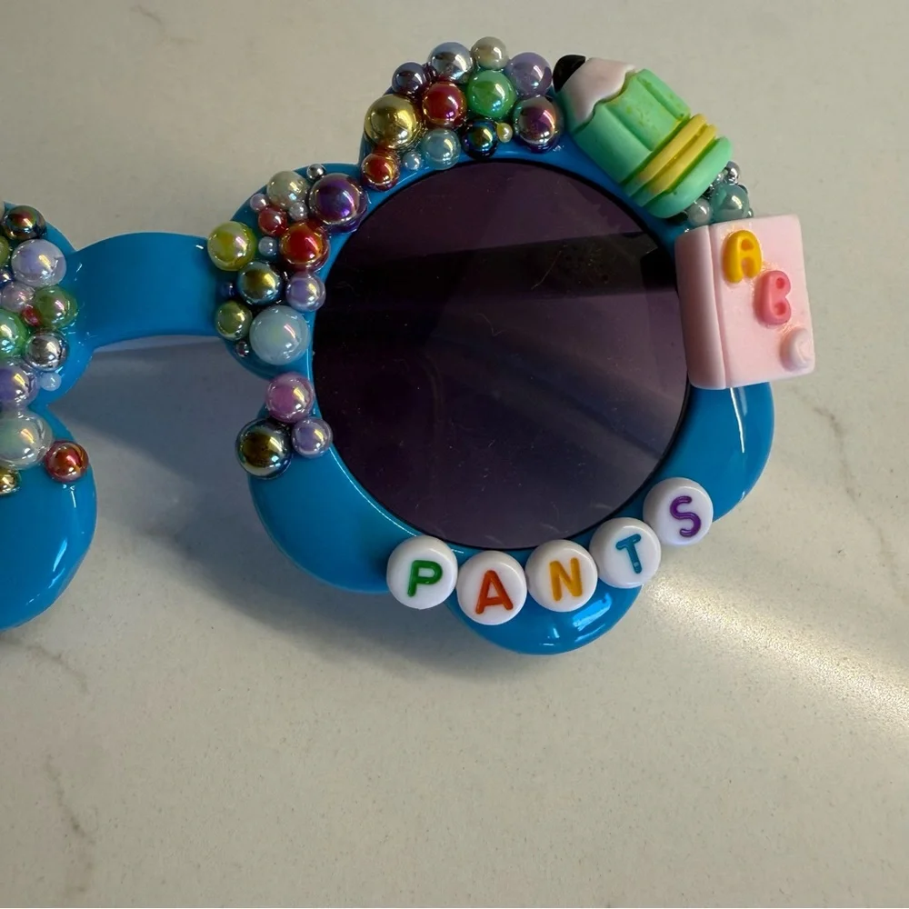 Custom Beaded Blue 